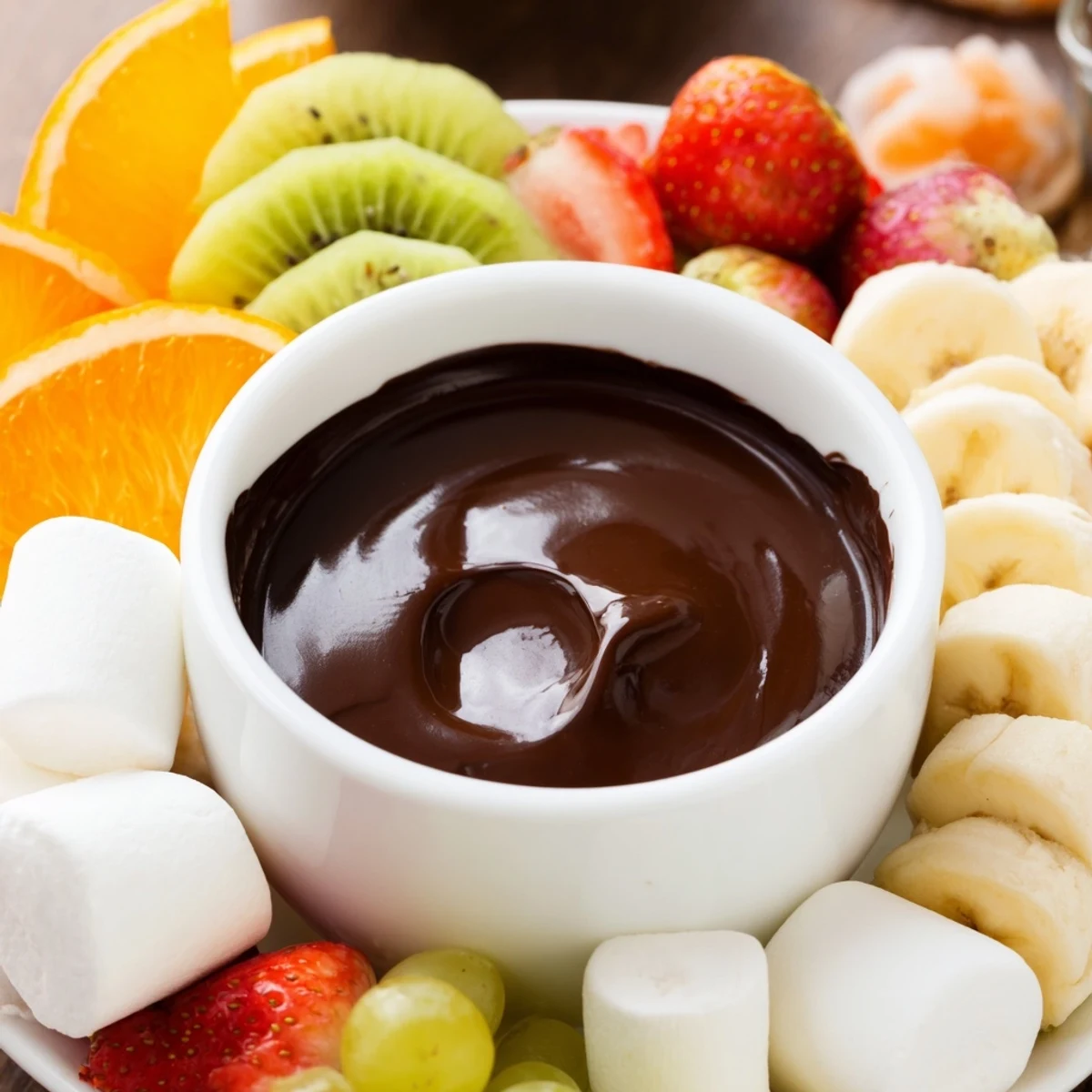 Romantic Chocolate Fondue Fruit