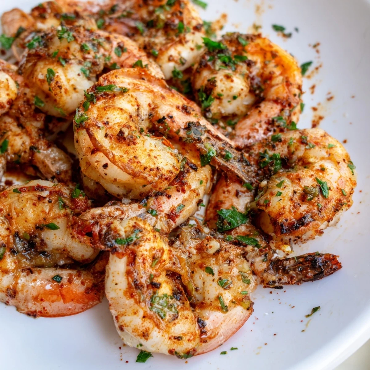 Succulent Cajun Spiced Grilled Shrimp skewers, perfectly cooked to a juicy pink, ideal for summer gatherings or easy weeknight dinners.