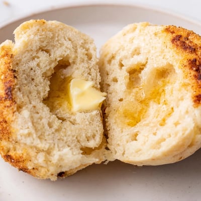Soft Airy English Muffins