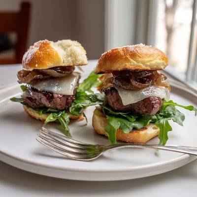 Filet Mignon Garlic Parmesan Sliders